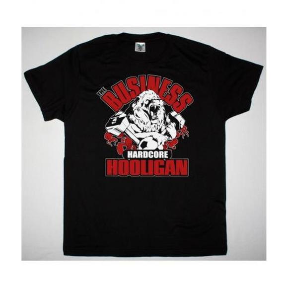 Tops - The Business Hardcore Hooligan New Black T Shirt